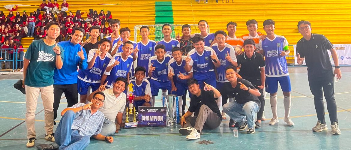 Tim Futsal Rembang Juara Plat K Futsal Series